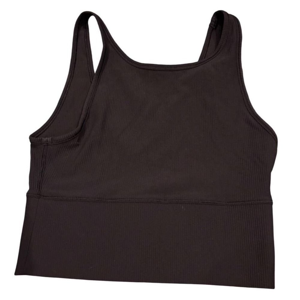 Ribbed- align- high neck - crop Lululemon tank. Size 4